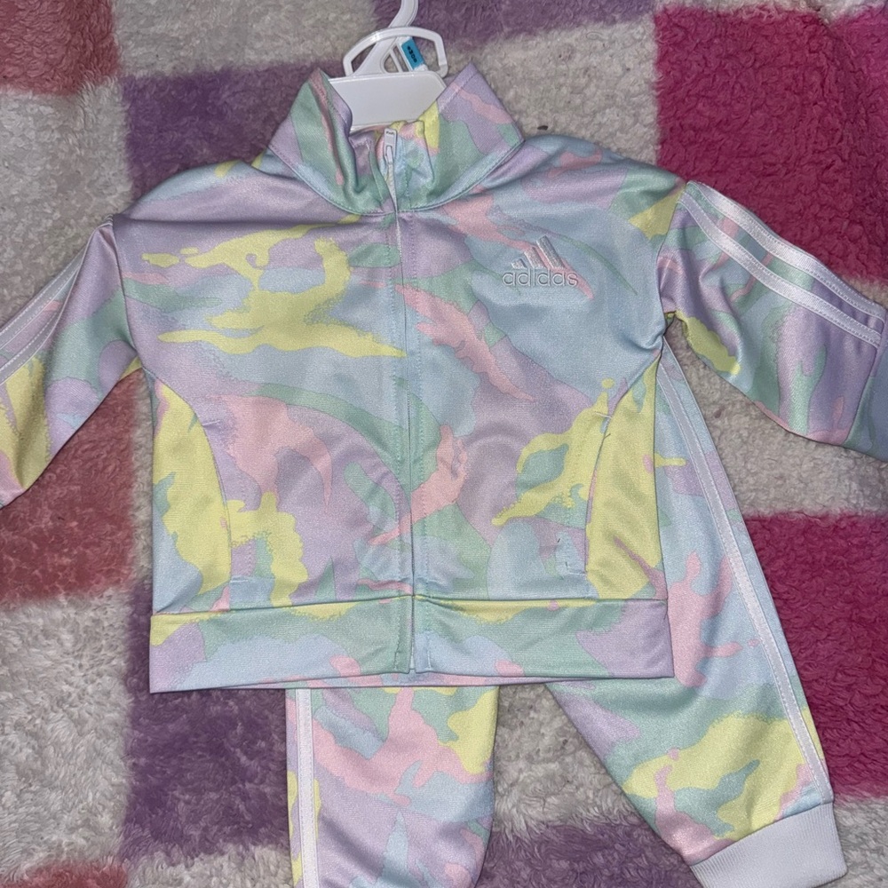 Adidas Pastel Camouflage Tracksuit